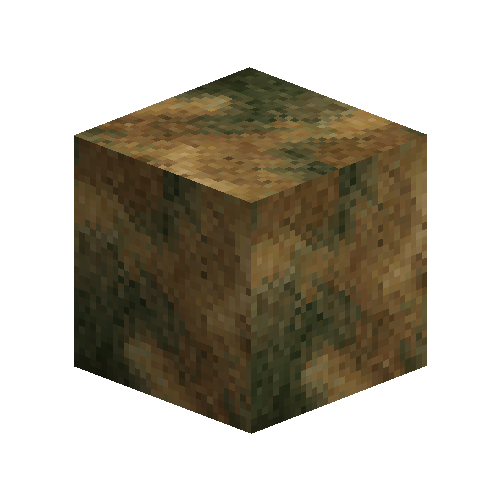 Corroded cupronickel block