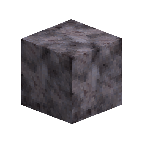 Corroded zinc block