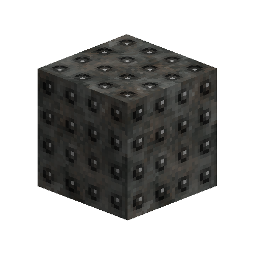 Corroded molybdochalkos block (riveted)