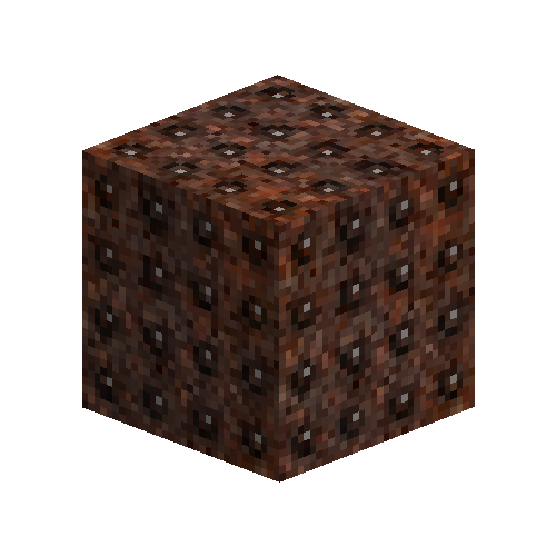 Corroded steel block (riveted)