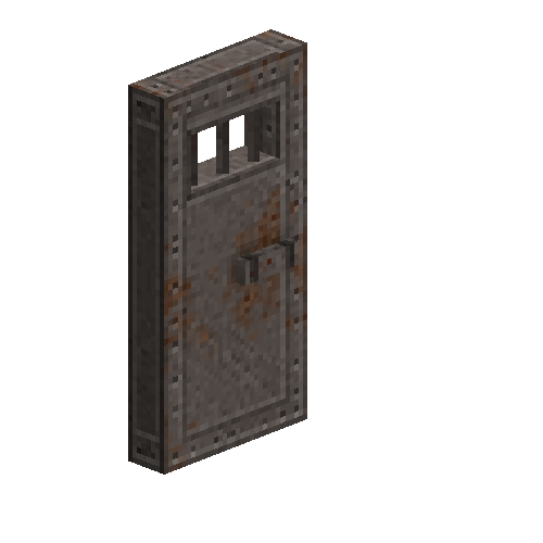 Windowed iron door