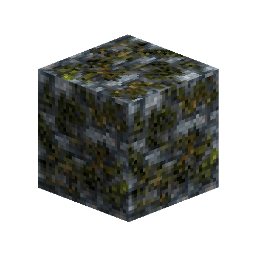 Mossy cobblestone (Andesite)
