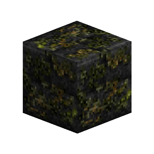 Mossy ashlar blocks (Basalt)