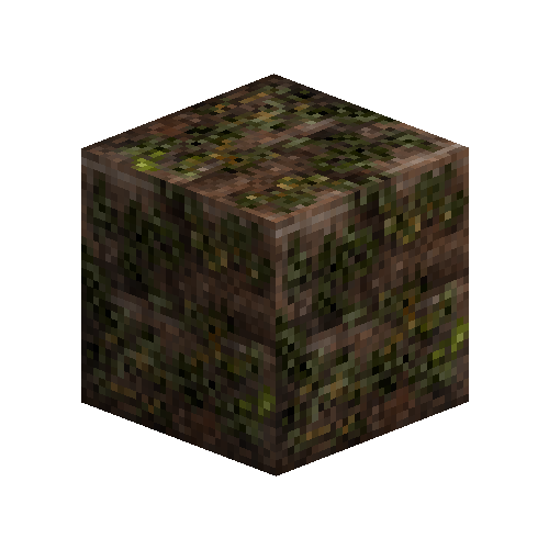 Mossy ashlar blocks (Chert)
