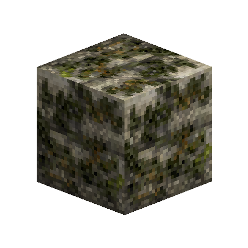 Mossy ashlar blocks (Limestone)
