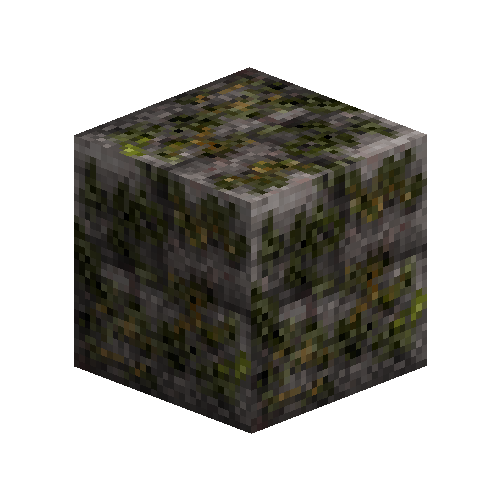 Mossy ashlar blocks (Phyllite)