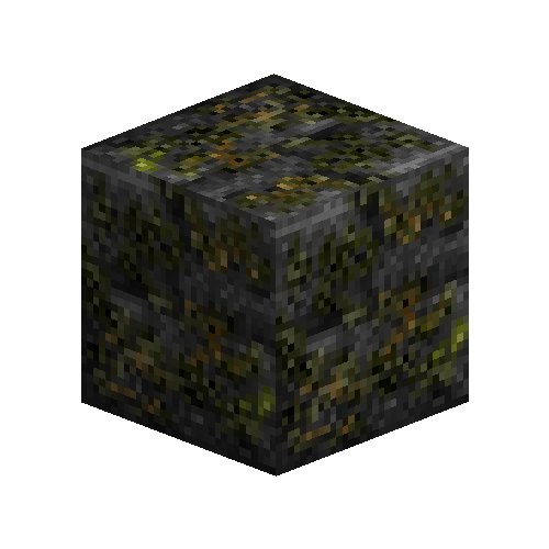 Mossy ashlar blocks (Shale)