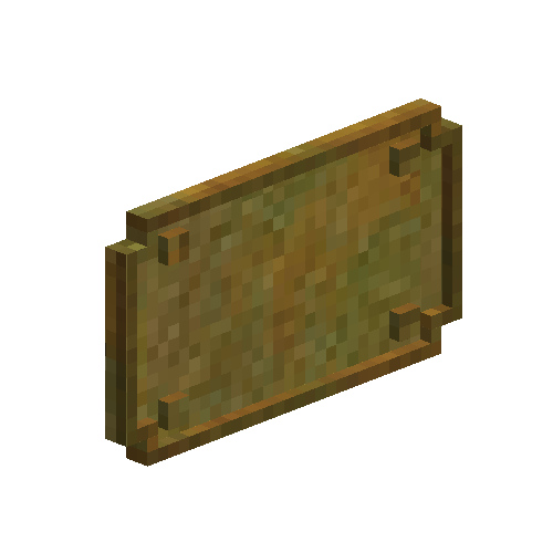 Bismuth bronze plaque