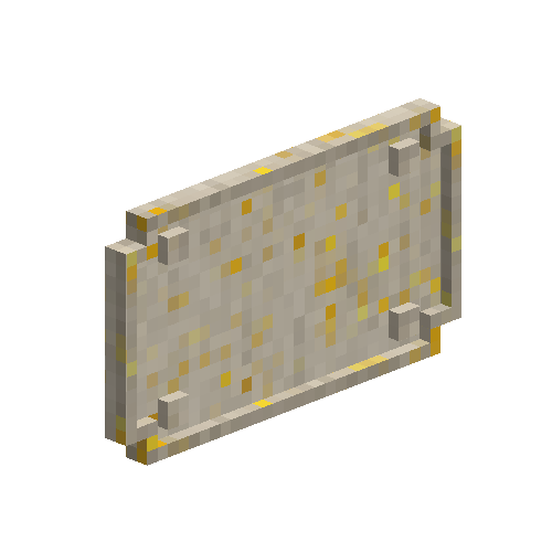 Meteoric iron plaque