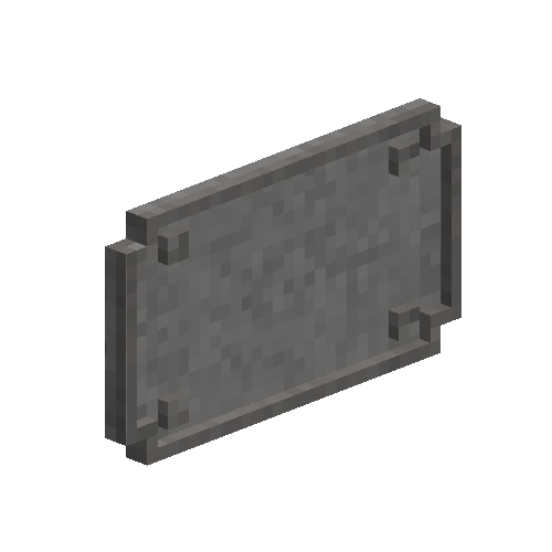 Steel plaque