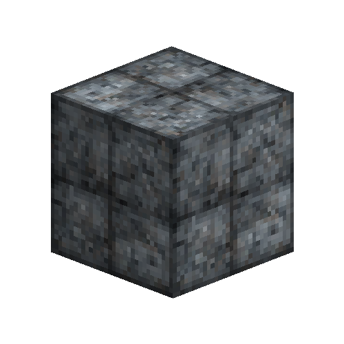 Aged polished cobbled rock (Andesite)