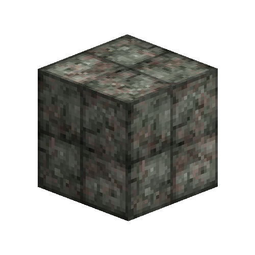 Aged polished cobbled rock (Green marble)