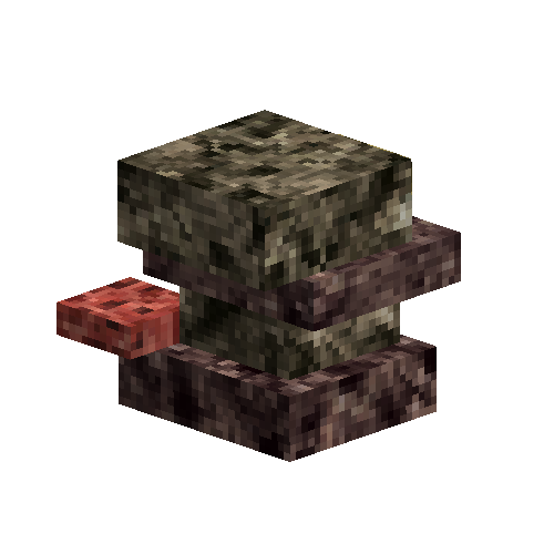 Coral structure (red)