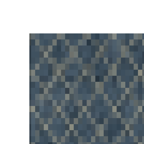Blue diamond pattern rug