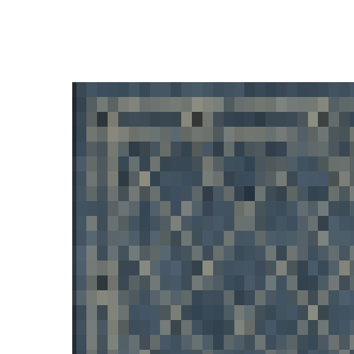 Blue diamond pattern rug