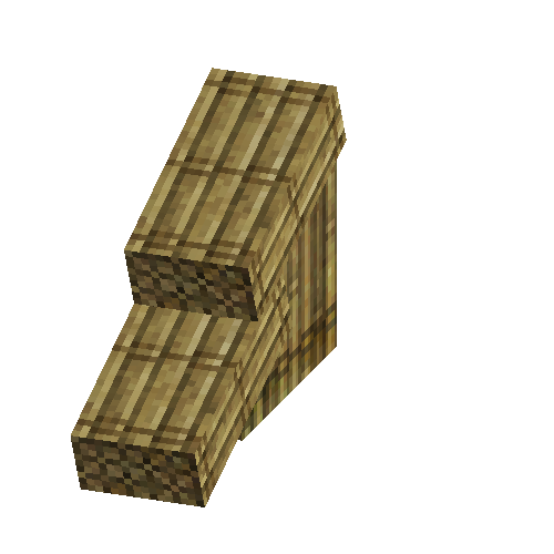 Bamboo roof half (left)
