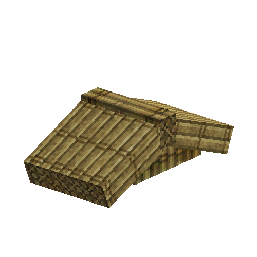 Bamboo roof ridge