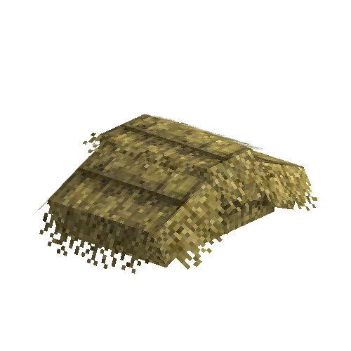 Thatch roof ridge