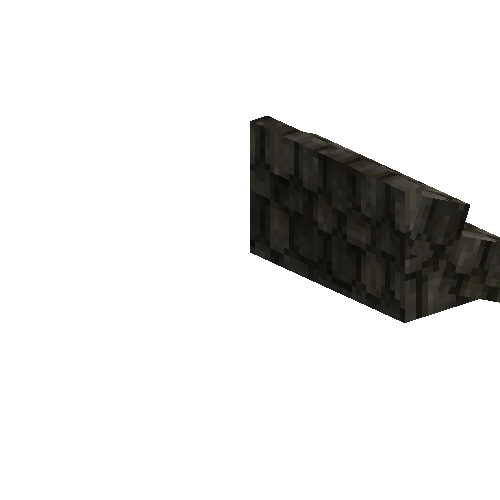 slantedroofingridgehalfleft-blackclay-west-free