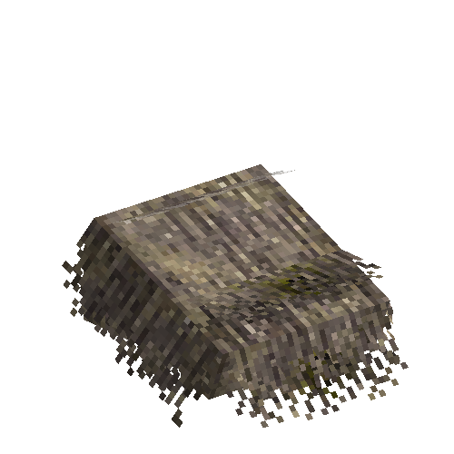 slantedroofingridgehalfright-agedthatch-north-free