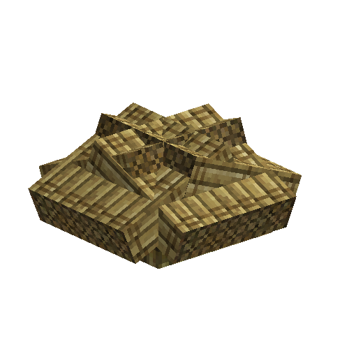 Bamboo roof tip
