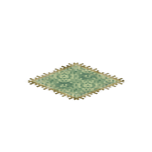 Small blue carpet