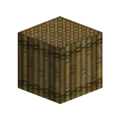 Stacked bamboo