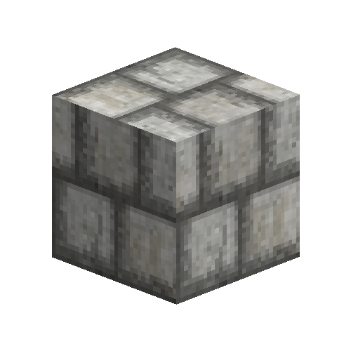Chalk ashlar blocks