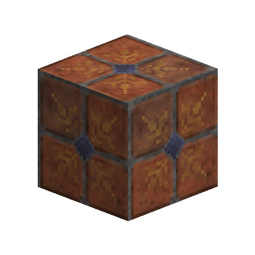 Red ceramic tile (blue center accent)