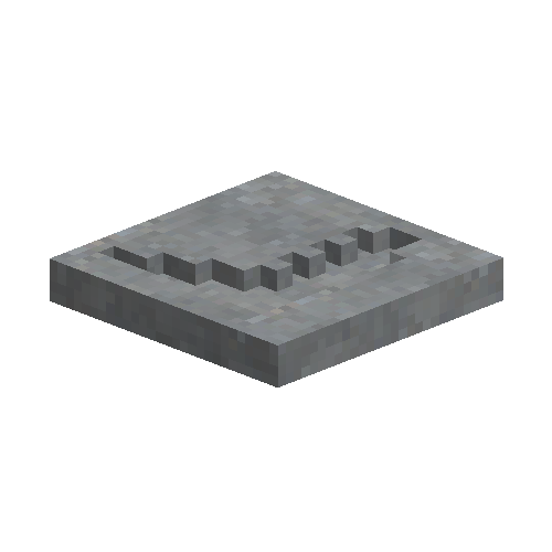 Raw blue clay falx blade mold
