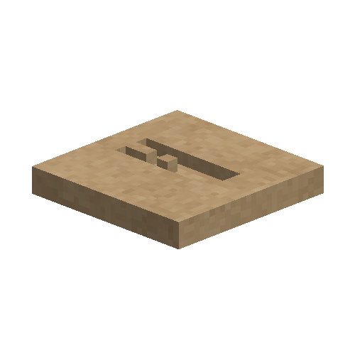 Raw fire clay hoe mold