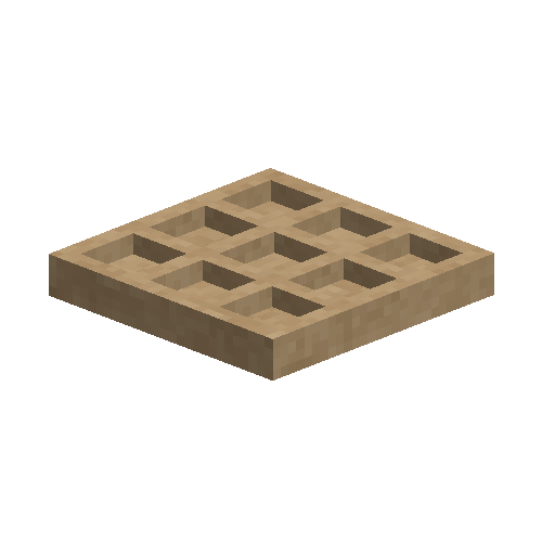 Raw fire clay lamellae mold