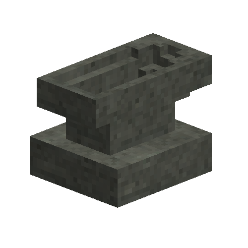 Gray ceramic anvil mold