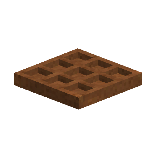 Orange ceramic lamellae mold
