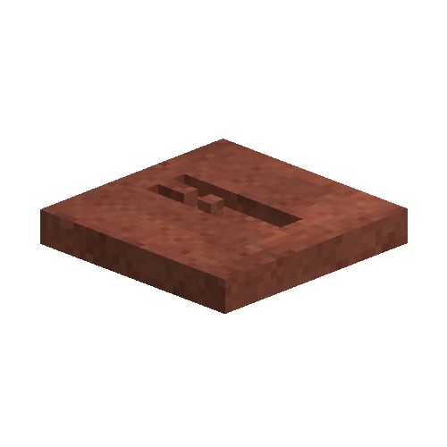 Red ceramic hoe mold