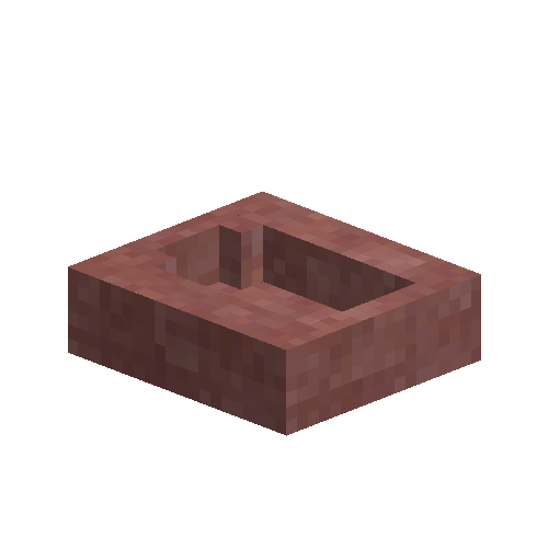Raw red clay helve hammer mold