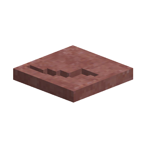Raw red clay prospecting pick mold