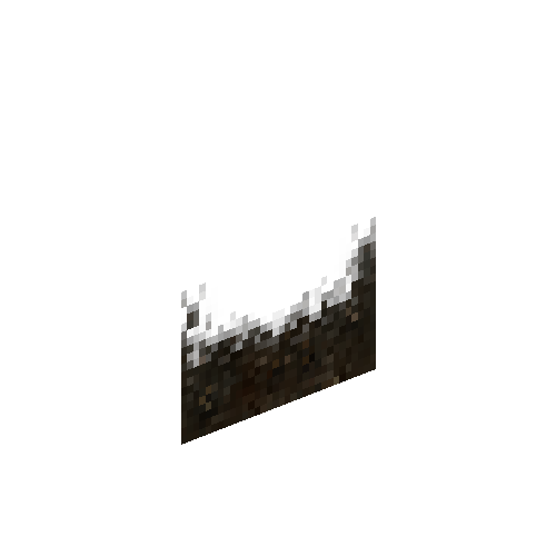 Dark wet dirt cover