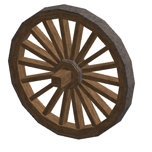 Large wagon wheel