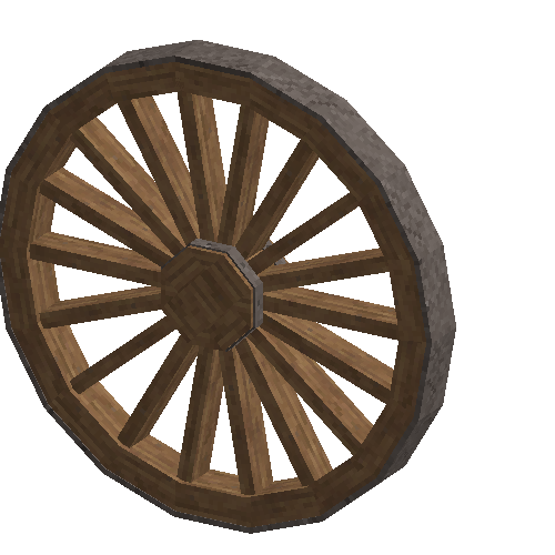 Large wagon wheel