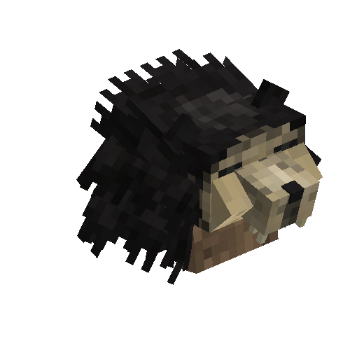Sun bear hide helmet