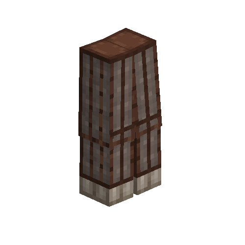 Brigandine leg armor (Iron)