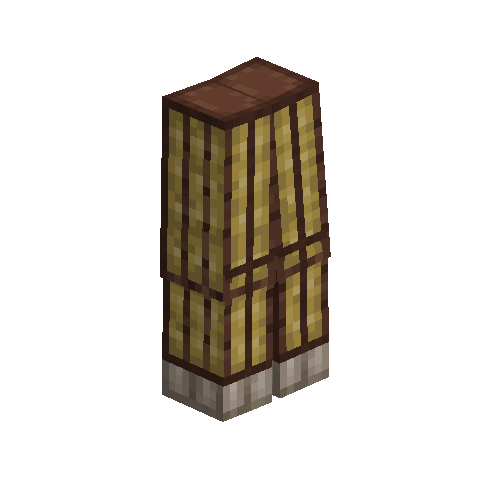 Brigandine leg armor (Tin bronze)