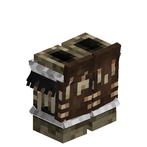 Panda hide leg armor