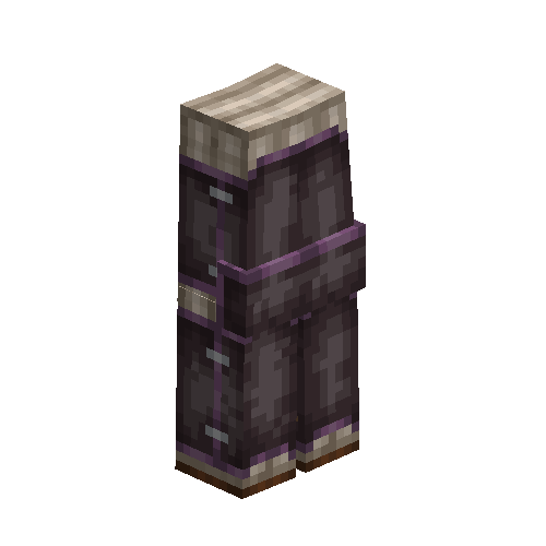 Plate leg armor (Black bronze)