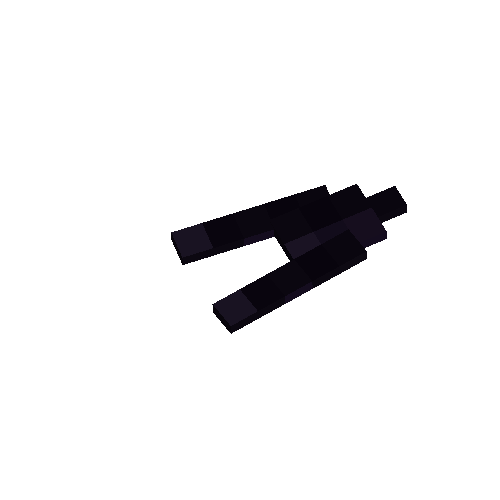 Obsidian arrowhead