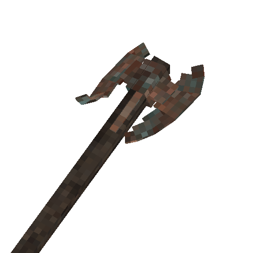 Ruined double headed axe