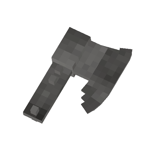 Steel axe head