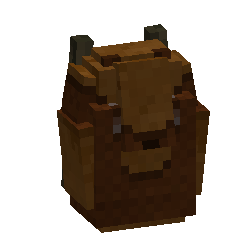 Leather backpack