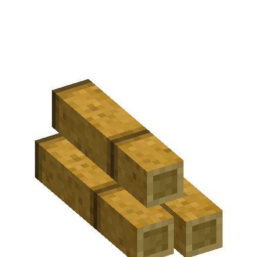 Bundle of bamboo stakes